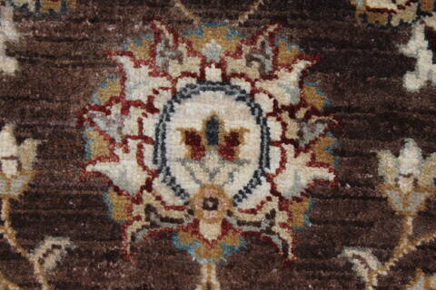 Ziegler Beige Hand Knotted 30 X 411  Area Rug 250-27481 Image 10