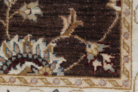 Ziegler Beige Hand Knotted 30 X 411  Area Rug 250-27481 Image 11