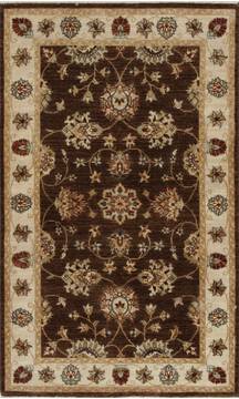 Ziegler Beige Hand Knotted 3'0" X 4'11"  Area Rug 250-27481