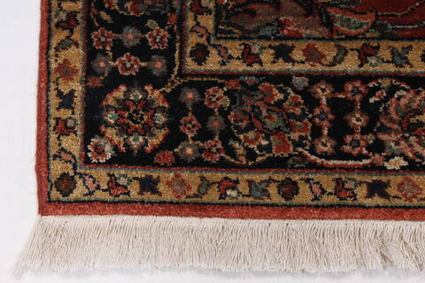 Sarouk Green Hand Knotted 30 X 50  Area Rug 250-27482 Image 5