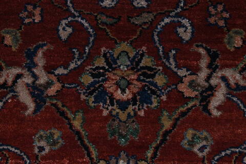 Sarouk Green Hand Knotted 30 X 50  Area Rug 250-27482 Image 7