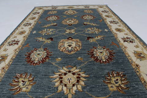 Ziegler Beige Hand Knotted 30 X 411  Area Rug 250-27494 Image 4