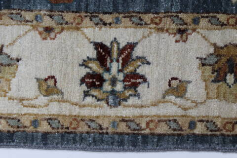 Ziegler Beige Hand Knotted 30 X 411  Area Rug 250-27494 Image 5