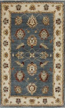 Ziegler Beige Hand Knotted 3'0" X 4'11"  Area Rug 250-27494