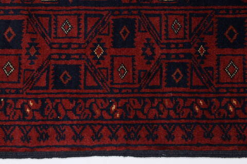 Kunduz Blue Hand Knotted 32 X 410  Area Rug 250-27495 Image 1