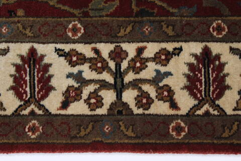 Semnan Beige Hand Knotted 30 X 410  Area Rug 250-27499 Image 5