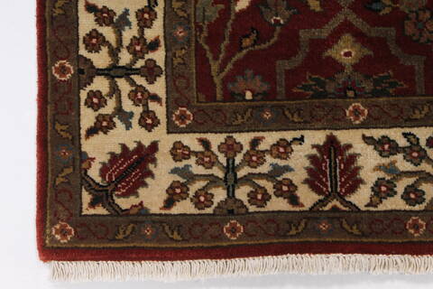 Semnan Beige Hand Knotted 30 X 410  Area Rug 250-27499 Image 7