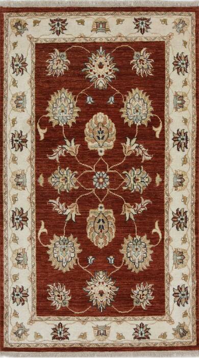 Ziegler Beige Hand Knotted 30 X 51  Area Rug 250-27504 Image 0