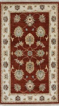Ziegler Beige Hand Knotted 3'0" X 5'1"  Area Rug 250-27504