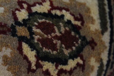 Kashmar Beige Hand Knotted 30 X 51  Area Rug 250-27512 Image 9