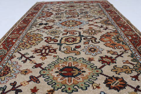 Serapi Multicolor Hand Knotted 30 X 411  Area Rug 250-27518 Image 2
