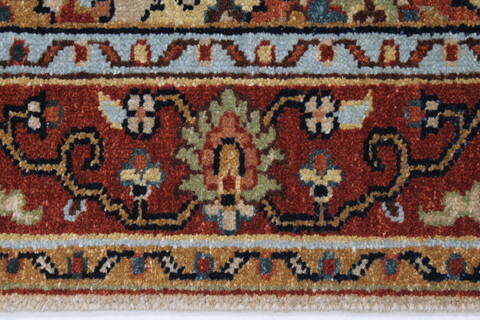 Serapi Multicolor Hand Knotted 30 X 411  Area Rug 250-27518 Image 3