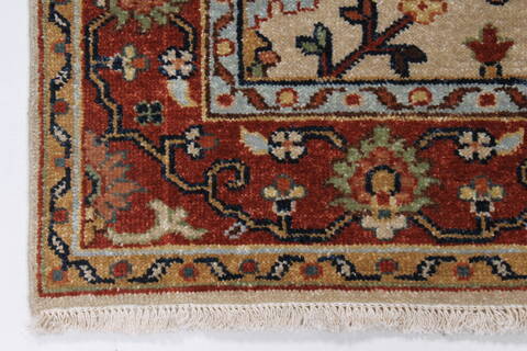 Serapi Multicolor Hand Knotted 30 X 411  Area Rug 250-27518 Image 5