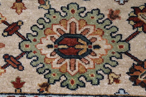 Serapi Multicolor Hand Knotted 30 X 411  Area Rug 250-27518 Image 7