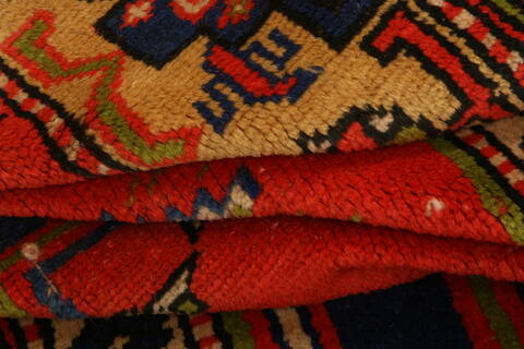 Kazak Red Hand Knotted 411 X 70  Area Rug 100-27528 Image 3