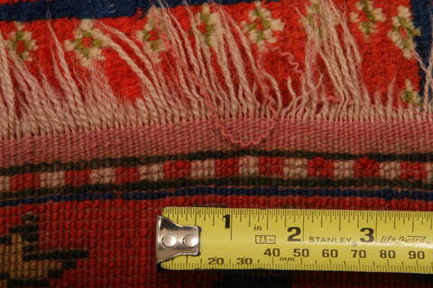 Kazak Red Hand Knotted 411 X 70  Area Rug 100-27528 Image 4