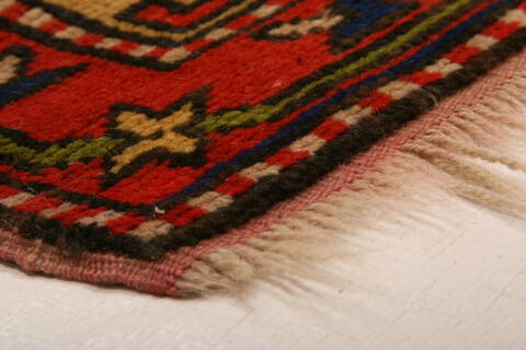 Kazak Red Hand Knotted 411 X 70  Area Rug 100-27528 Image 5