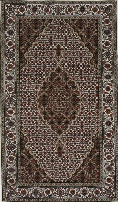 Mahi Beige Hand Knotted 32 X 55  Area Rug 250-27530 Image 0