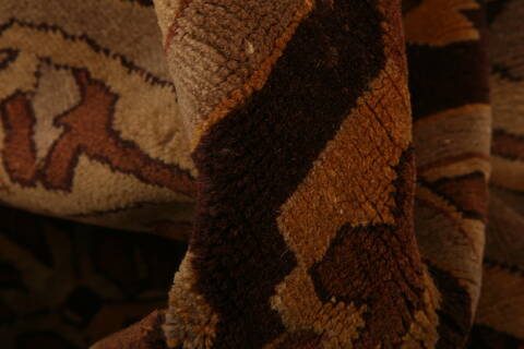 Kazak Brown Hand Knotted 50 X 62  Area Rug 100-27534 Image 1