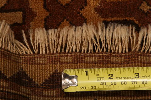 Kazak Brown Hand Knotted 50 X 62  Area Rug 100-27534 Image 4