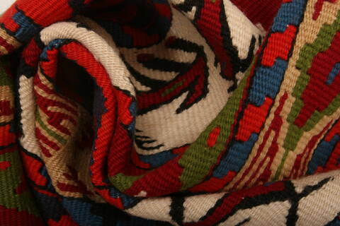 Sanandaj Multicolor Flat Woven 32 X 510  Area Rug 100-27547 Image 1