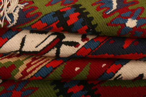 Sanandaj Multicolor Flat Woven 32 X 510  Area Rug 100-27547 Image 3