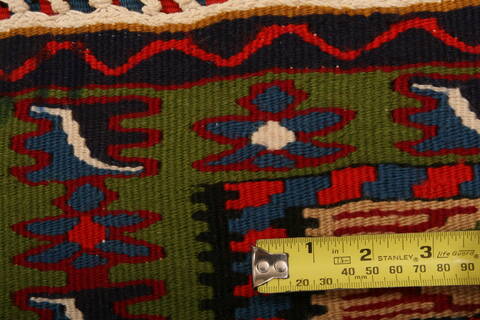 Sanandaj Multicolor Flat Woven 32 X 510  Area Rug 100-27547 Image 4