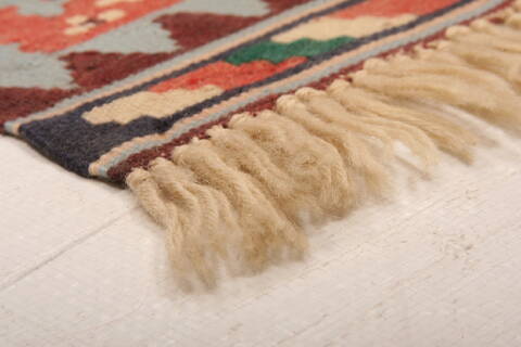 Qashqai Multicolor Flat Woven 34 X 410  Area Rug 100-27548 Image 5