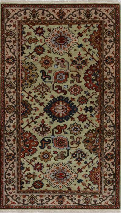 Serapi Green Hand Knotted 30 X 51  Area Rug 250-27557 Image 0
