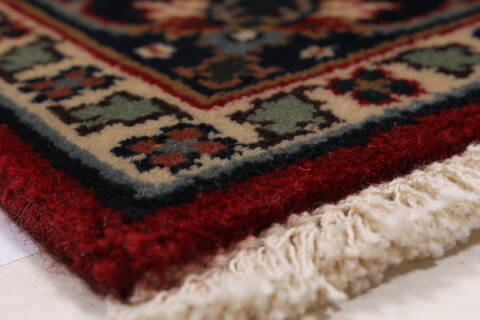 Tabriz Green Hand Knotted 211 X 411  Area Rug 250-27569 Image 4
