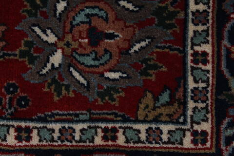 Tabriz Green Hand Knotted 211 X 411  Area Rug 250-27569 Image 5