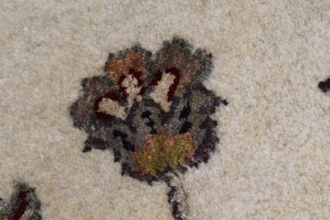 Kashmir Beige Hand Knotted 30 X 51  Area Rug 250-27578 Image 8