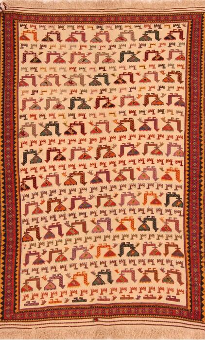 Kilim White Flat Woven 37 X 511  Area Rug 100-27581 Image 0