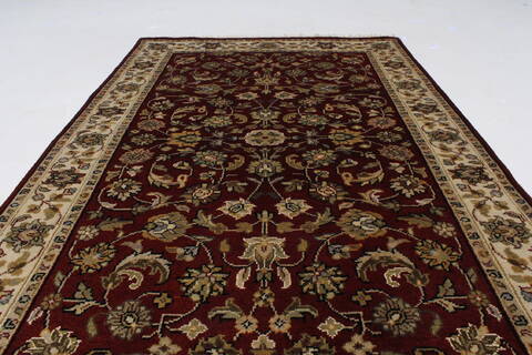 Tabriz Beige Hand Knotted 32 X 50  Area Rug 250-27582 Image 1