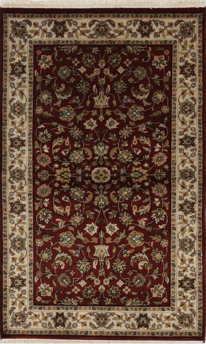 Tabriz Beige Hand Knotted 32 X 50  Area Rug 250-27582 Image 0
