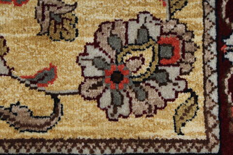 Kashan Beige Hand Knotted 30 X 53  Area Rug 250-27590 Image 8