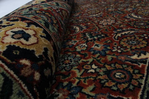 Herati Green Hand Knotted 31 X 51  Area Rug 250-27594 Image 1
