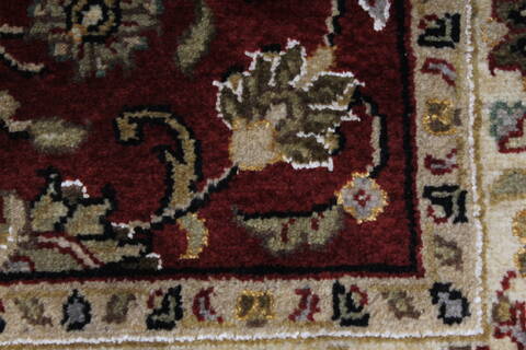 Kashmar Beige Hand Knotted 32 X 52  Area Rug 250-27600 Image 9