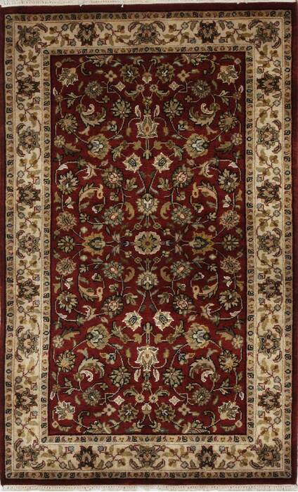 Kashmar Beige Hand Knotted 32 X 52  Area Rug 250-27600 Image 0