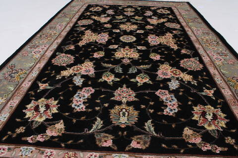 Asian Inspired Purple Hand Knotted 30 X 50  Area Rug 250-27601 Image 3
