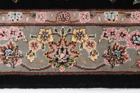 Asian Inspired Purple Hand Knotted 30 X 50  Area Rug 250-27601 Image 4