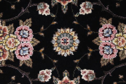 Asian Inspired Purple Hand Knotted 30 X 50  Area Rug 250-27601 Image 5