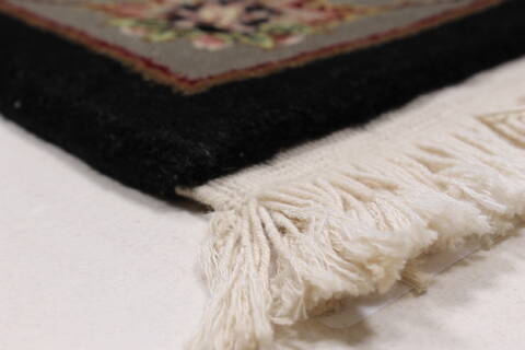 Asian Inspired Purple Hand Knotted 30 X 50  Area Rug 250-27601 Image 7
