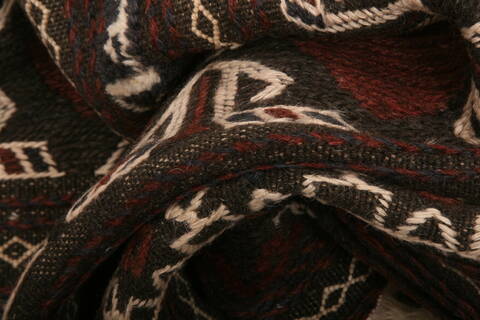 Kilim Brown Runner Flat Woven 24 X 60  Area Rug 100-27614 Image 2