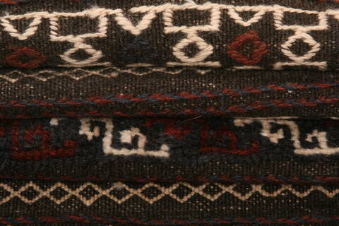 Kilim Brown Runner Flat Woven 24 X 60  Area Rug 100-27614 Image 3