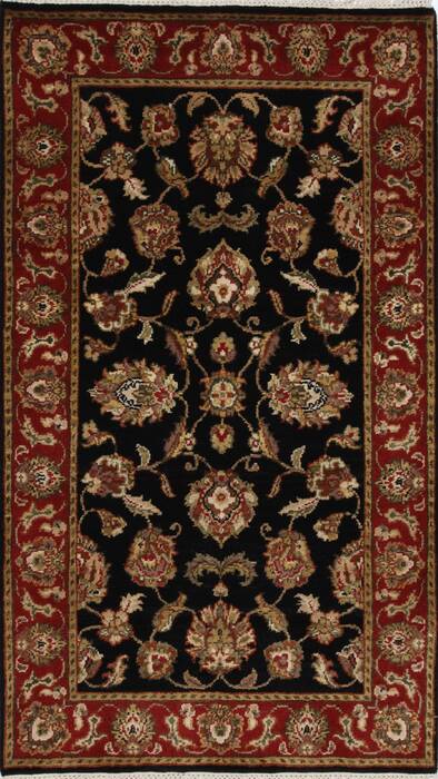 Kashan Beige Hand Knotted 30 X 52  Area Rug 250-27616 Image 0