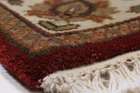Kashmar Beige Hand Knotted 31 X 411  Area Rug 250-27618 Image 7
