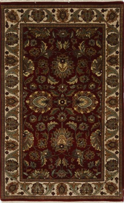 Kashmar Beige Hand Knotted 31 X 411  Area Rug 250-27618 Image 0