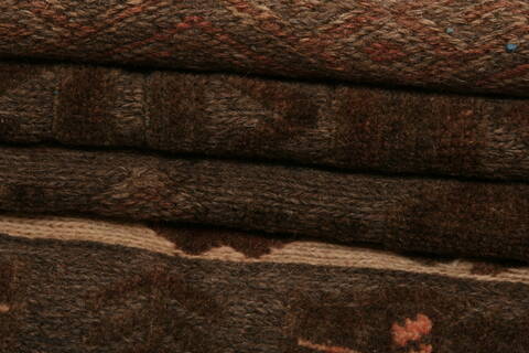 Kilim Brown Flat Woven 43 X 75  Area Rug 100-27621 Image 3