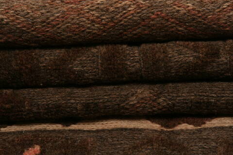 Kilim Brown Flat Woven 43 X 75  Area Rug 100-27621 Image 4